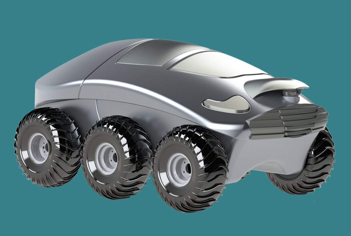 עיצוב רכב אוטונומי רובוטי אמסטף תעשיות רובוטיות