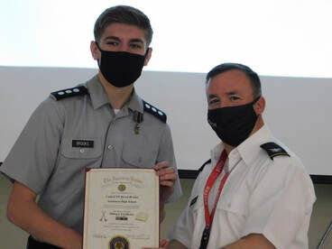 MILITARY EXCELLENCE AWARD - CADET CPT DEVON BROOKS