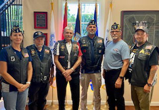 American Legion Riders attending College