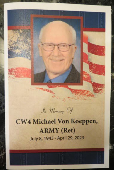 CW4 Michael Von Koeppen, Army (Ret)