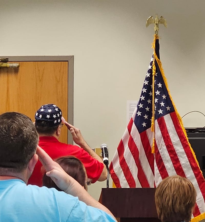 Saluting our Colors American Legion 'CSM Gary M. Crisp' Post 289