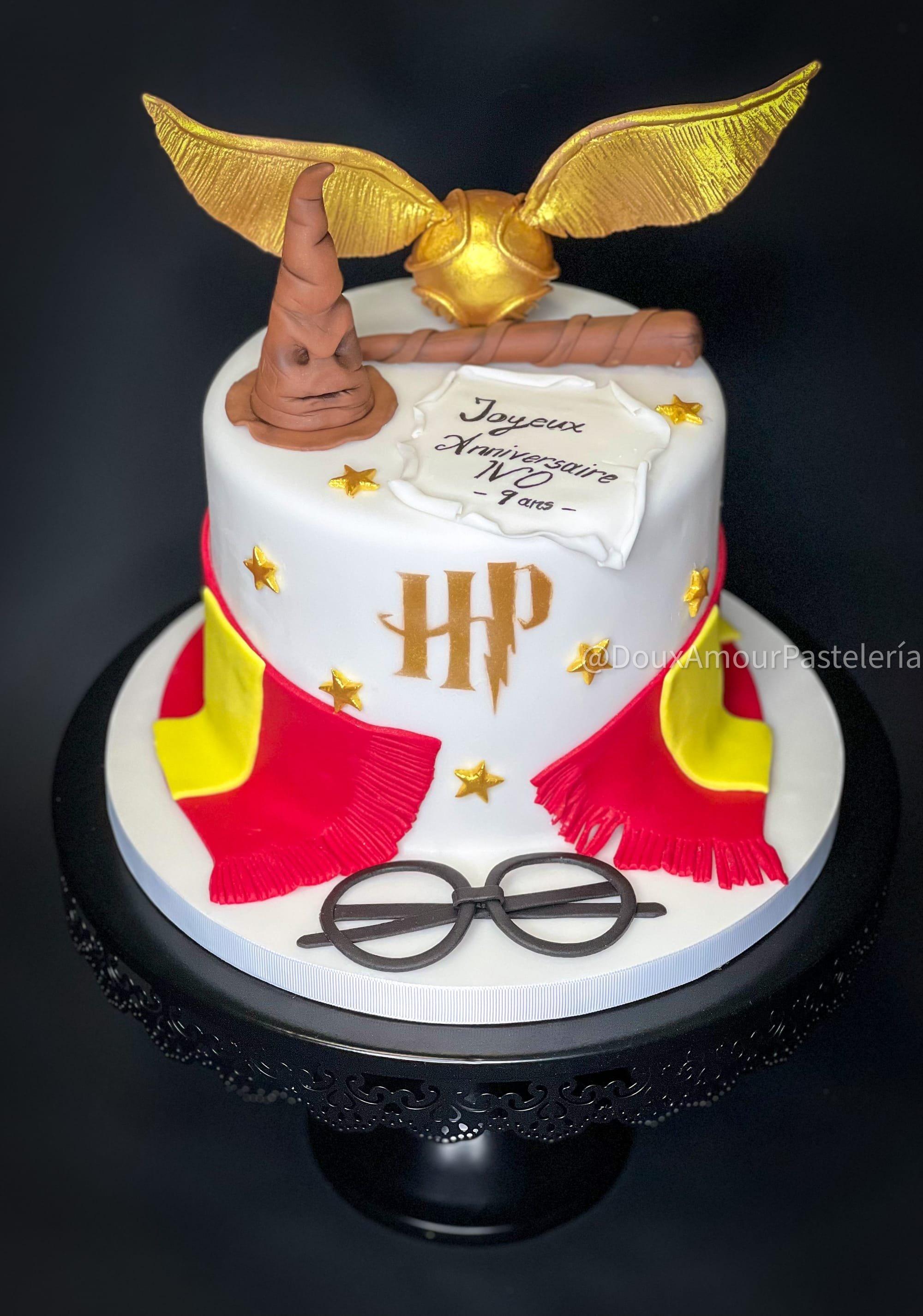 Harry Potter Golden Snitch Cake 