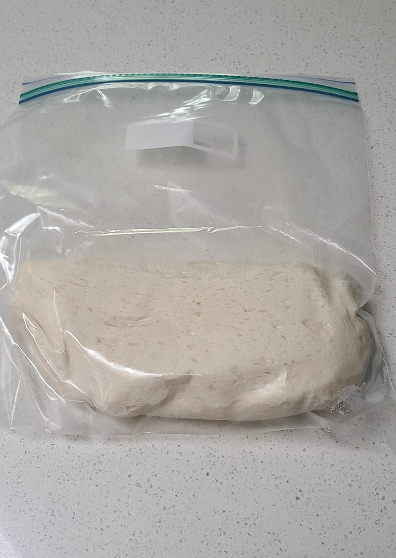 Does your dough smell like alcohol?