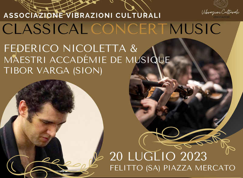 Concerto Federico Nicoletta &  Maestri ACCADÉMIE DE MUSIQUE TIBOR VARGA (SION)