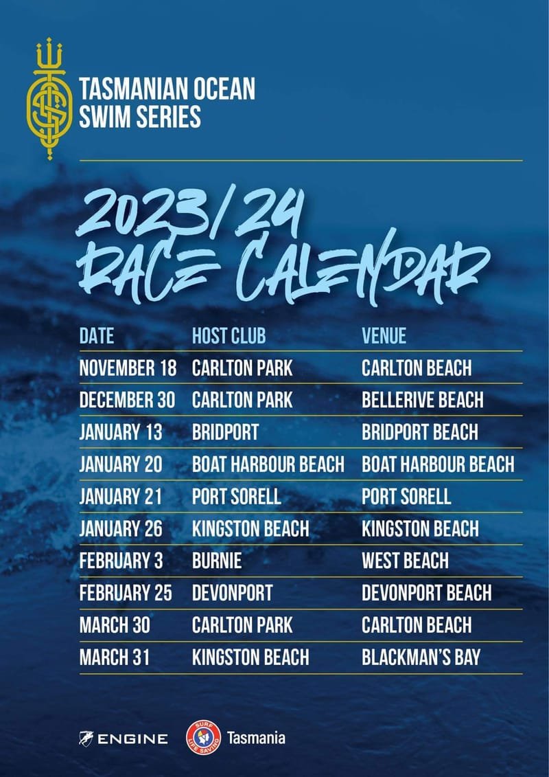 Tasmanian Ocean Swim Series 2023/24