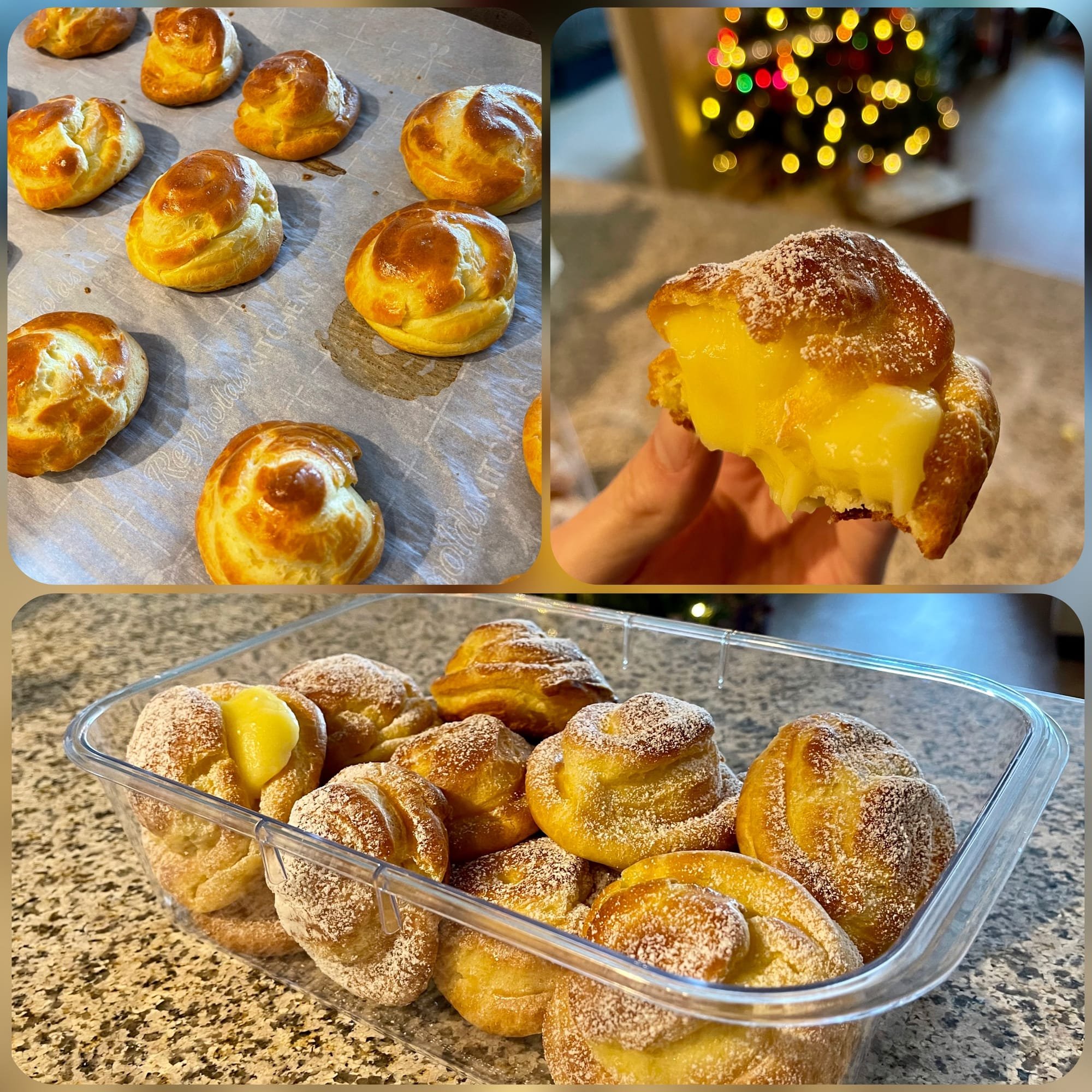 Christmas creampuffs - by Dr. Harris