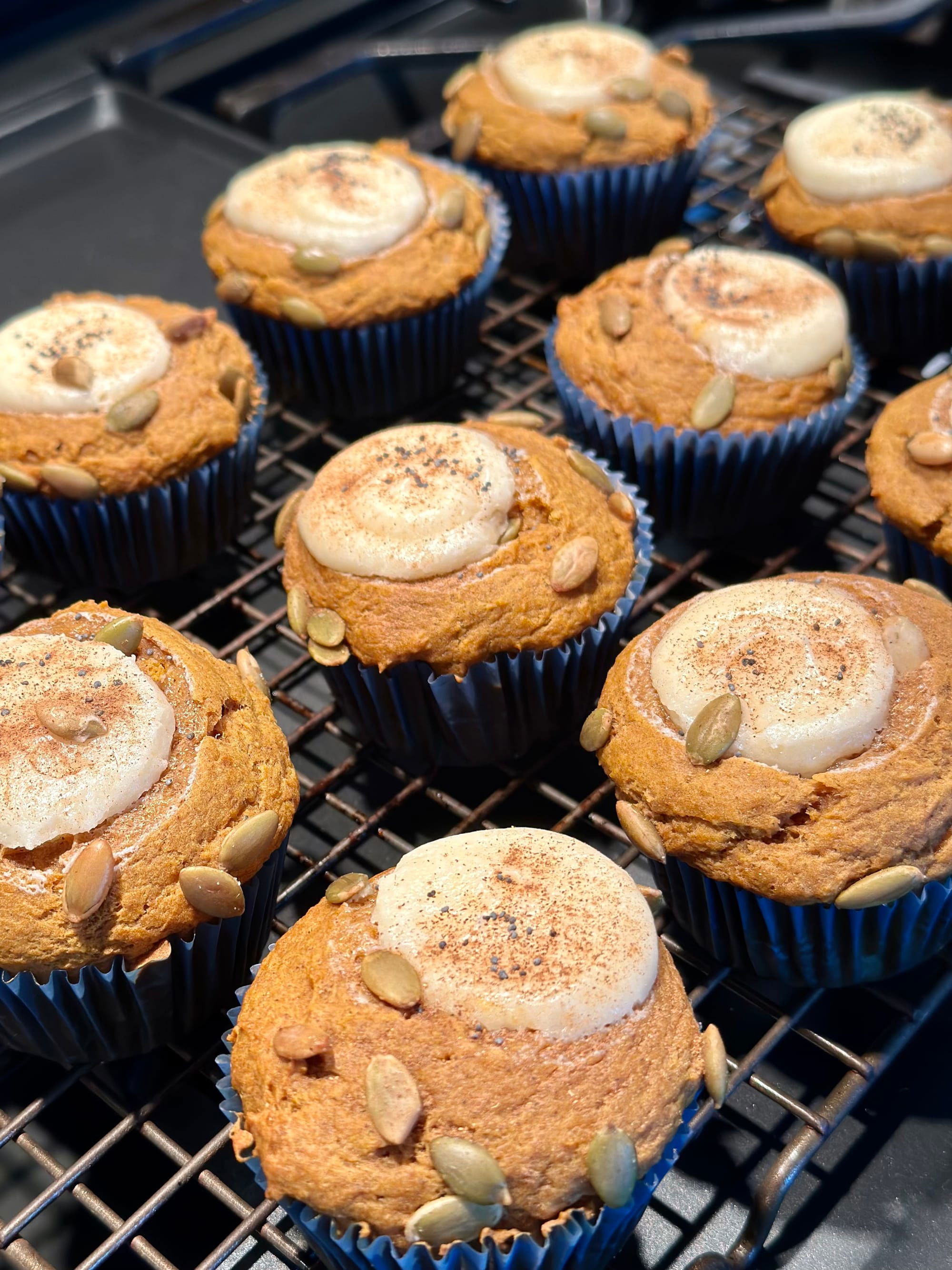 Pumpkin cream cheese muffins - by Dr. Harris