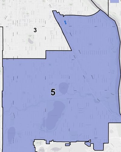 map of District 5