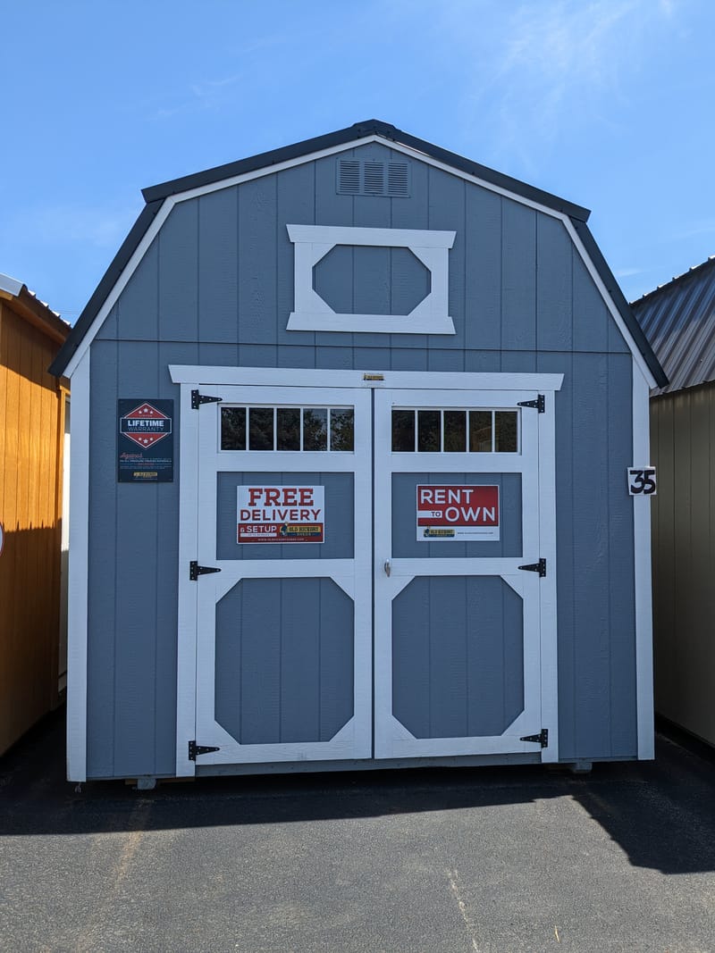 FRUITLAND LOT Old Hickory 10x20 Lofted Barn w/7'walls State Line Shed