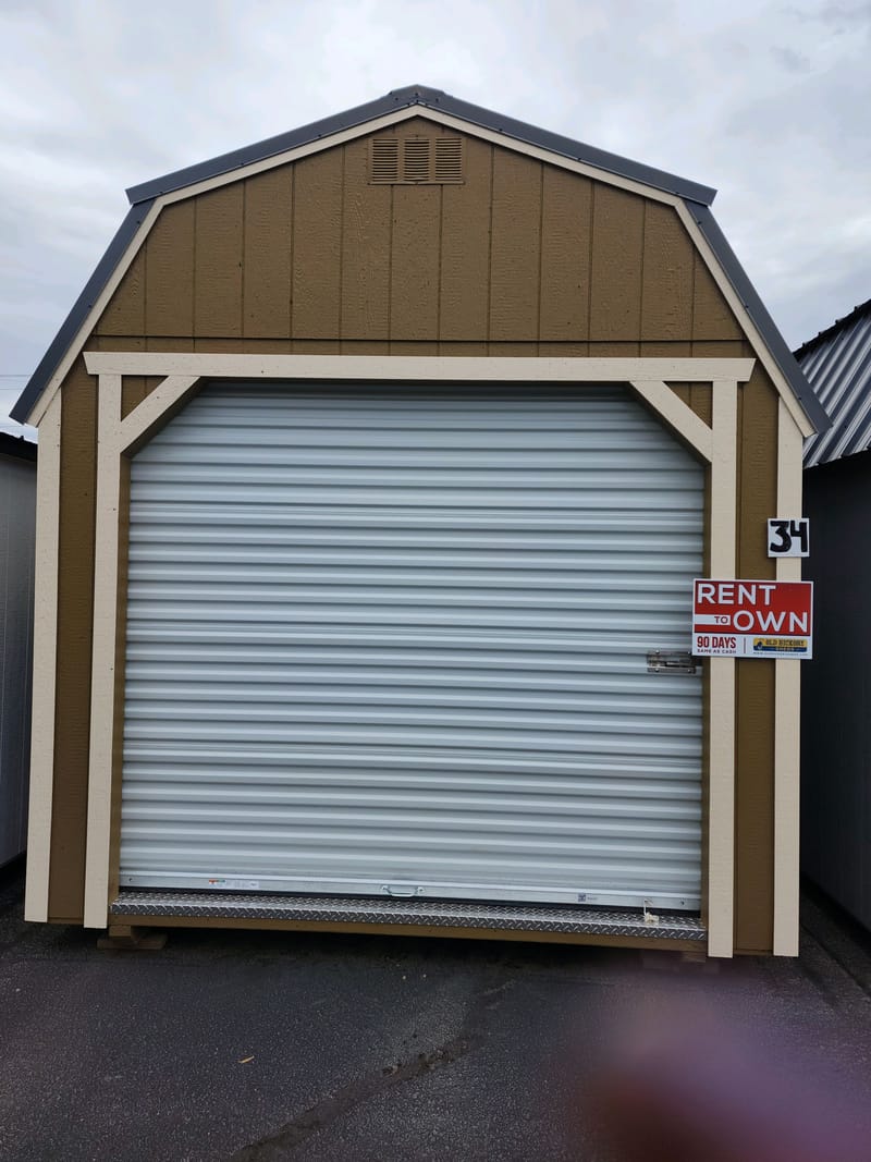 FRUITLAND LOT Old Hickory 10x20 Lofted Barn Garage w/7' walls State