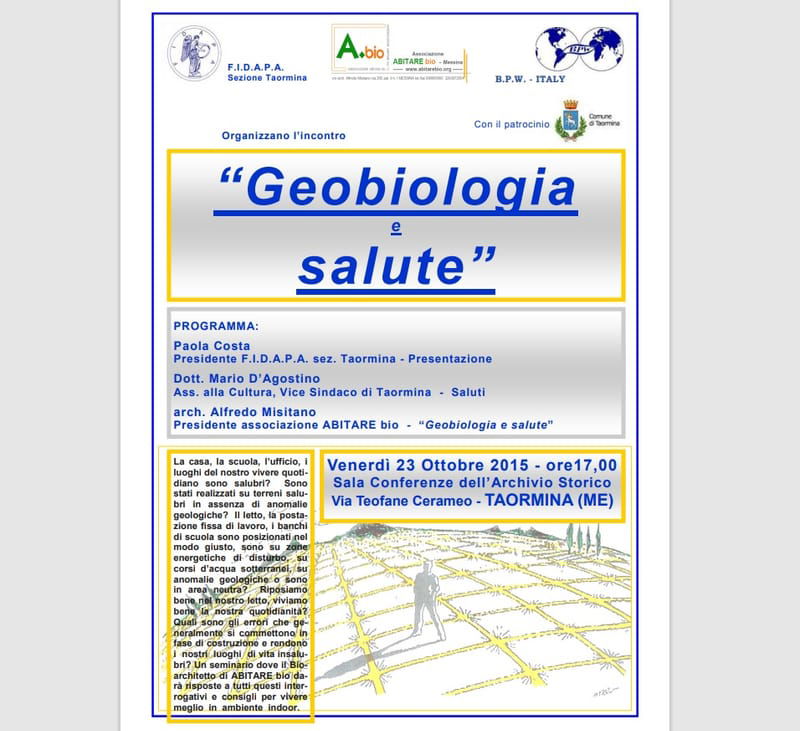 GEOBIOLOGIA e SALUTE