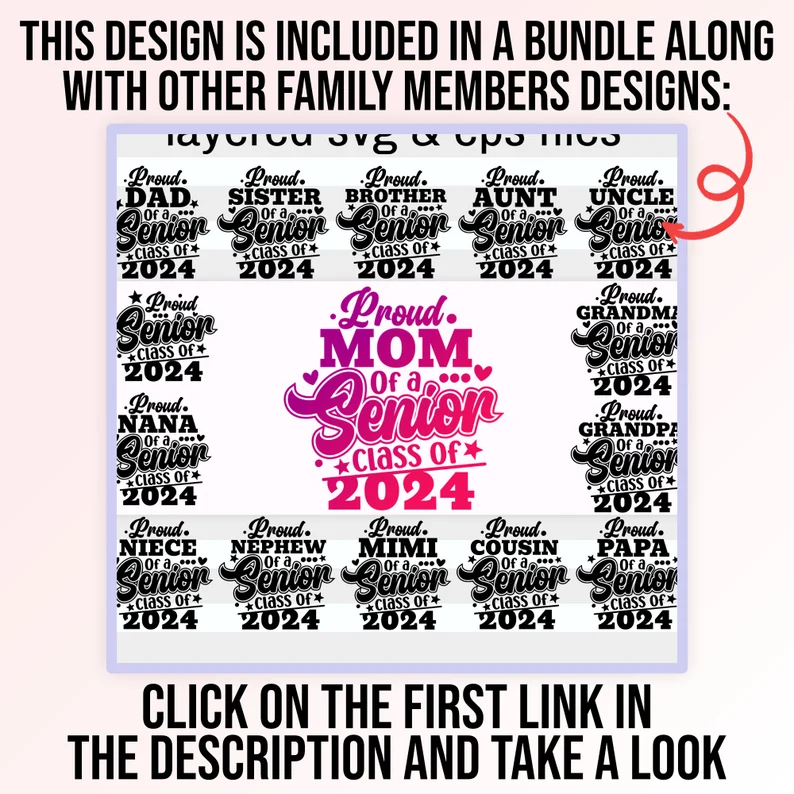 Senior Class Of 2024 SVG PNG Bundle