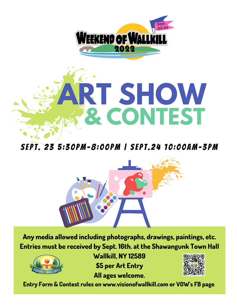 WOW- Beauty of Wallkill Art Show & Contest and Plein Air Silent Auction Preview