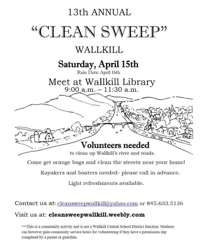 13th Annual Clean Sweep Wallkill