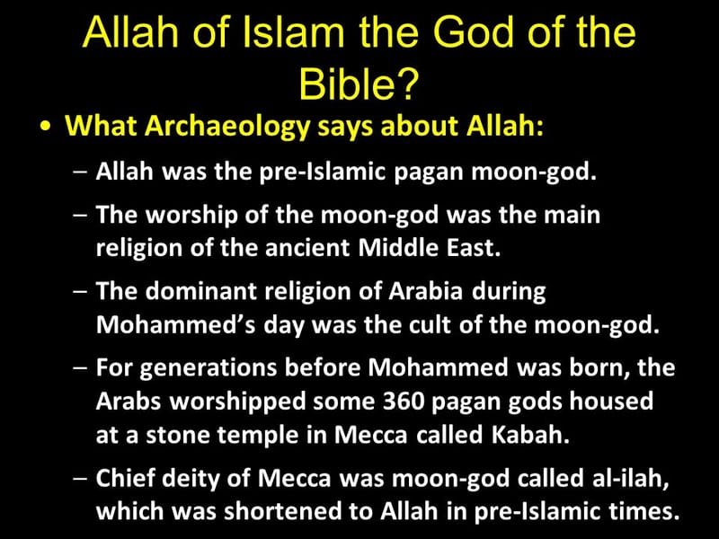 Allah is a Pagan Deity