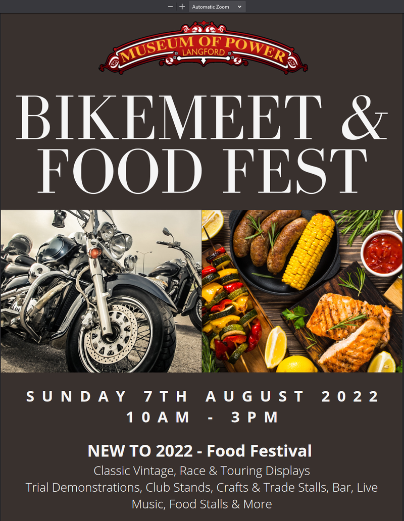 STOMCC Event: Bike Meet and Food Festival at the Museum of Power