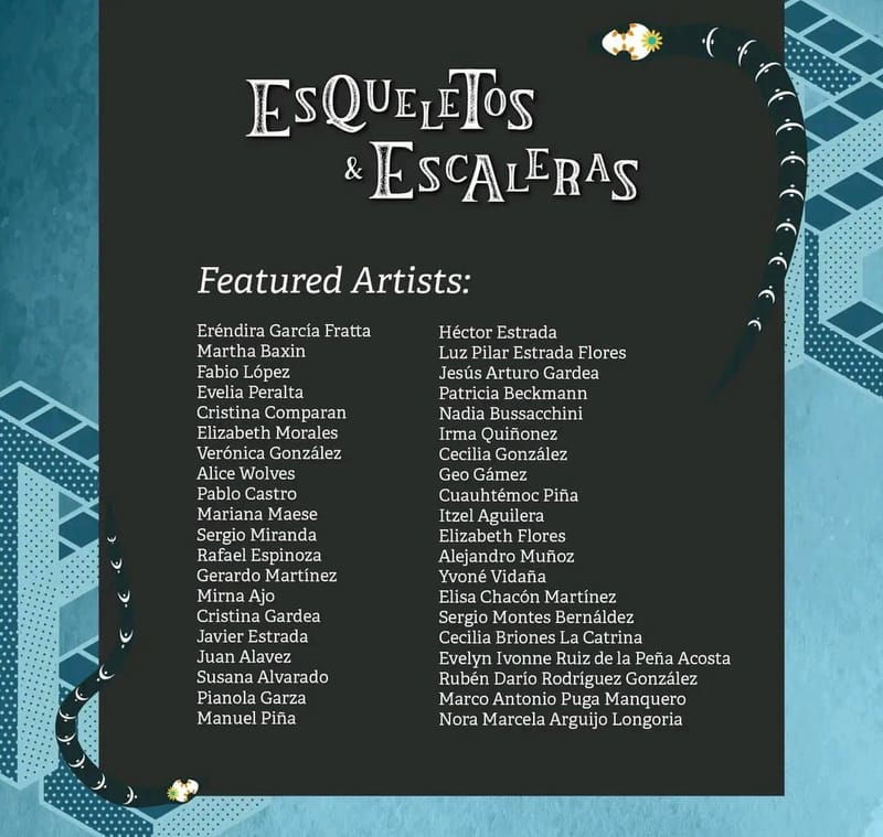 Exposición colectiva  "Esqueletos y Escaleras"