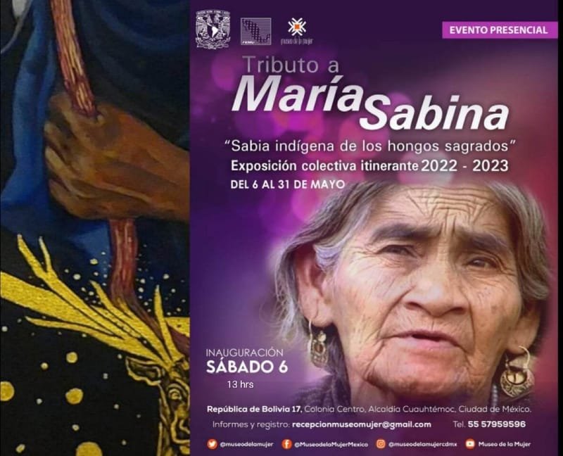 Tributo a María Sabina- Exposición colectiva-itinerante