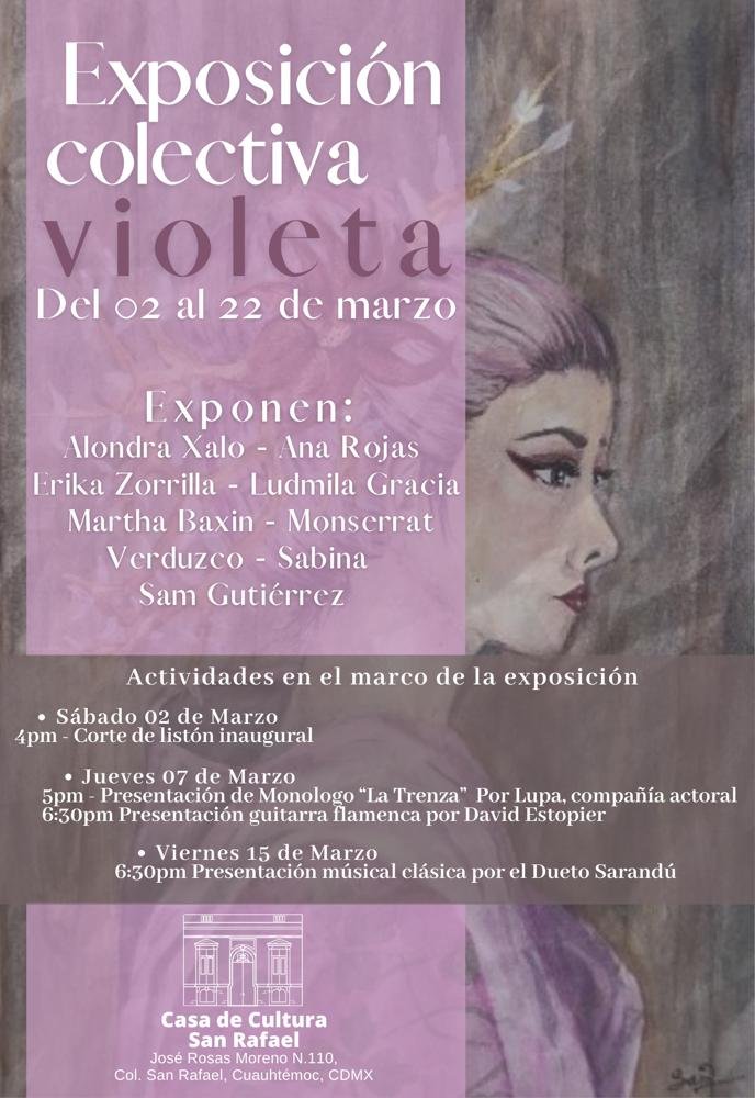 Exposición Colectiva "Violeta"