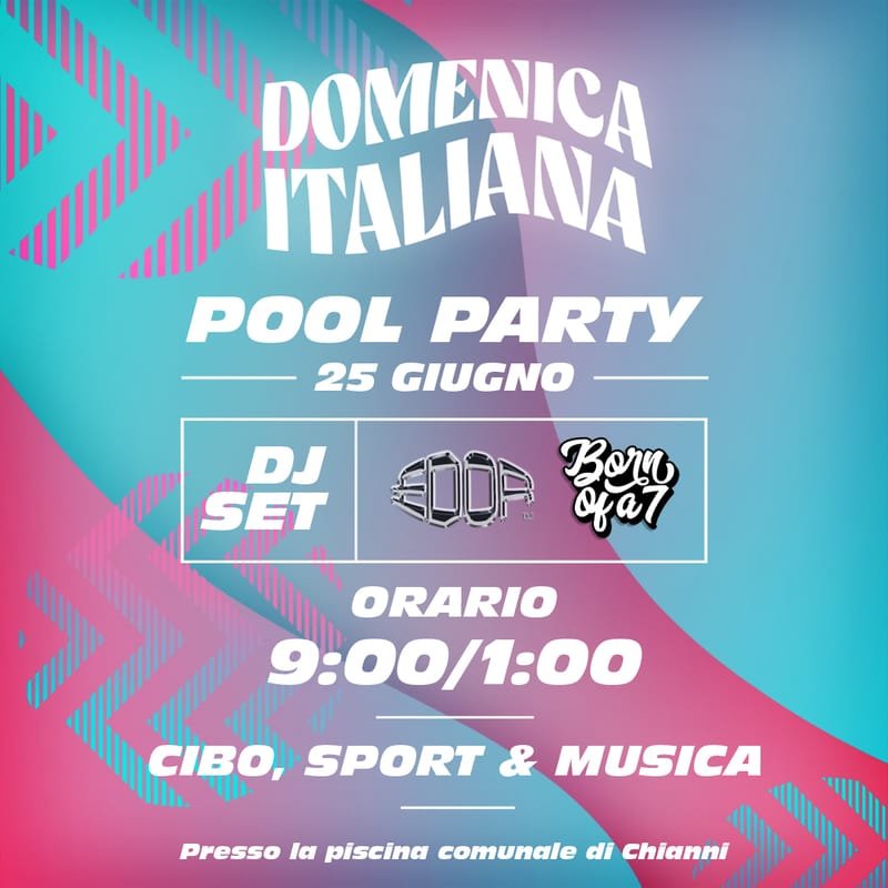 Domenica Italiana - POOL PARTY