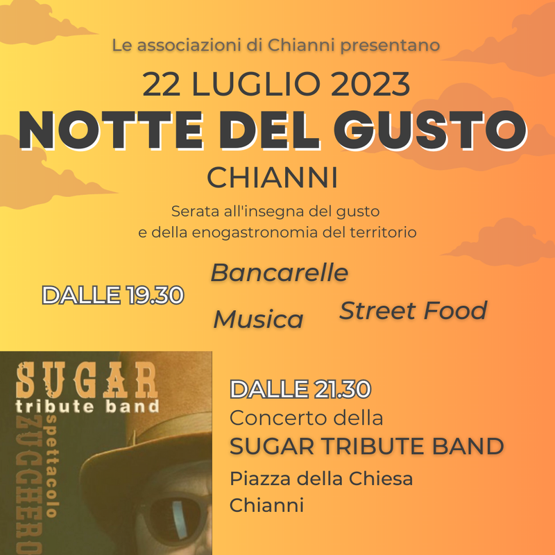 NOTTE DEL GUSTO