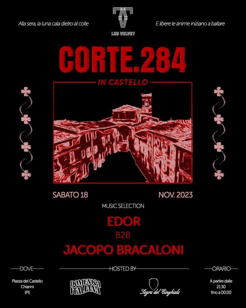 DJ SET CORTE.284  in Castello