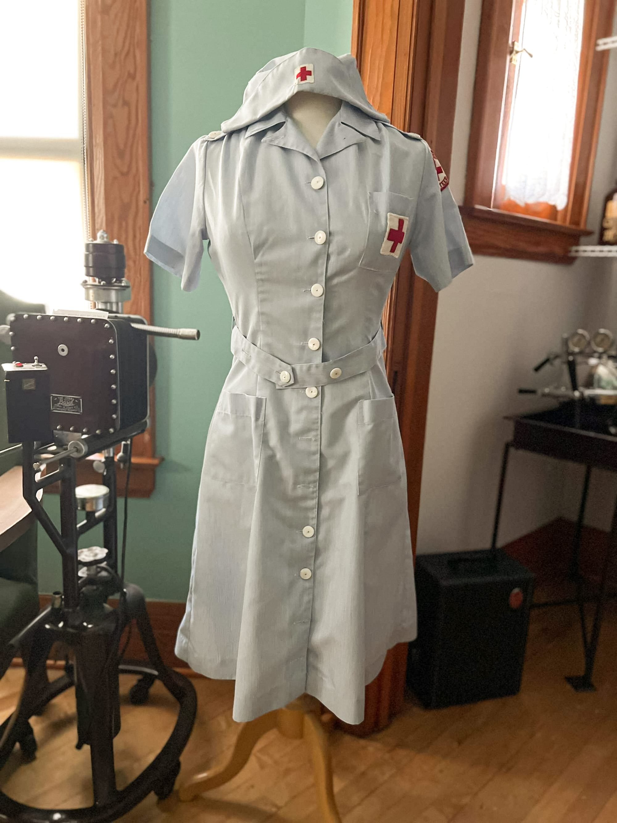 Red Cross Volunteer uniform from the 1940's.