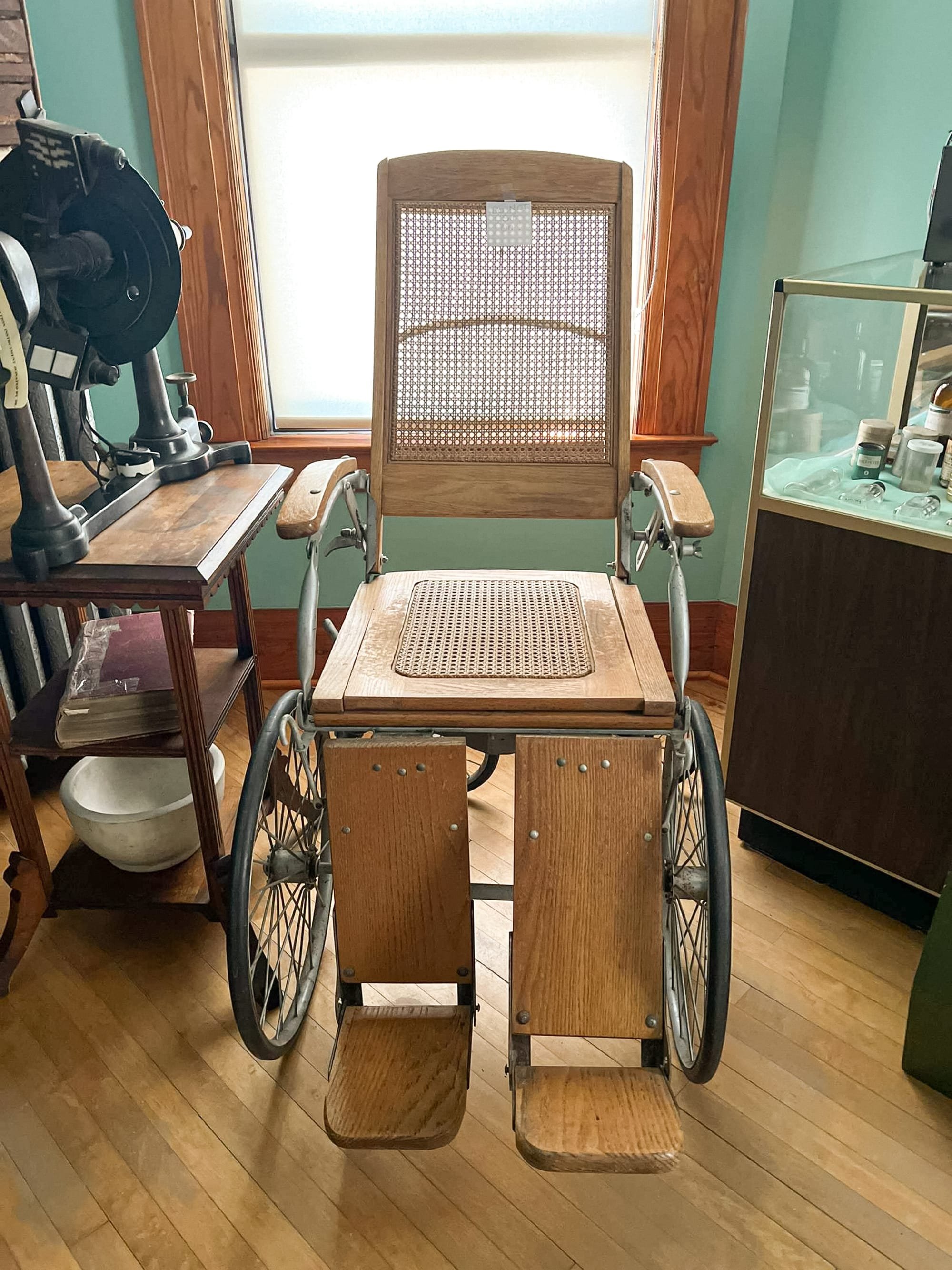 Wheelchair from the early 1920's.