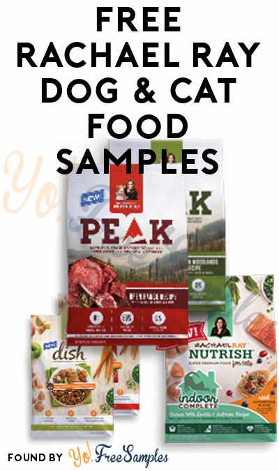Free Sample of Rachael Ray Nutrish Dog Food or Cat Food Sample