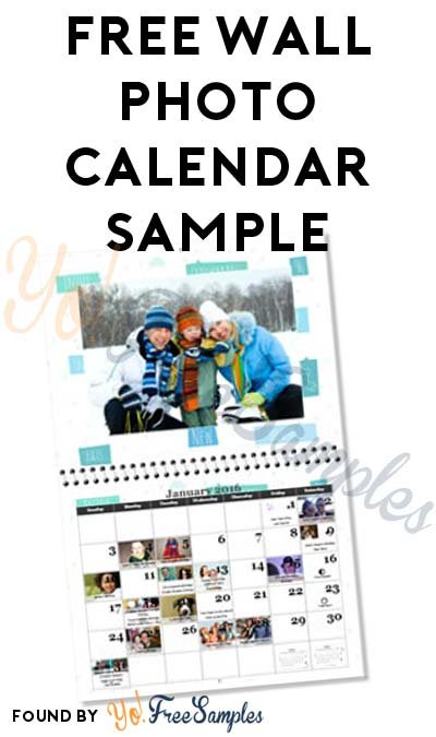 FREE Wall Photo Calendar Sample