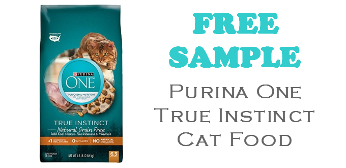 FREE Purina ONE True Instinct Cat Food