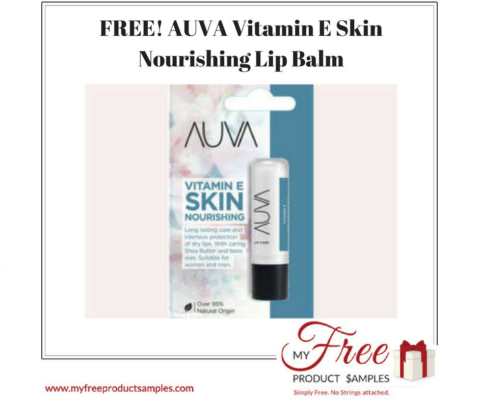 FREE AUVA Vitamin E Skin Nourishing Lip Balm