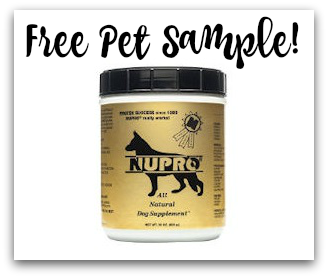 Free Nupro Natural Pet Supplements
