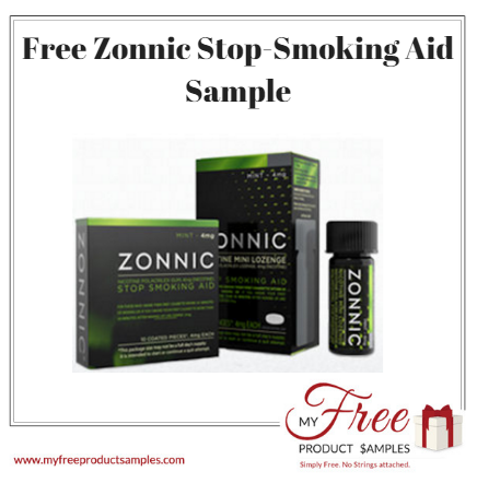 Free Zonnic Stop-Smoking Aid Sample