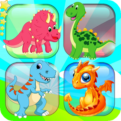 Memory game - Dinosaur matching image