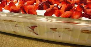 Strawberry Banana Pudding -