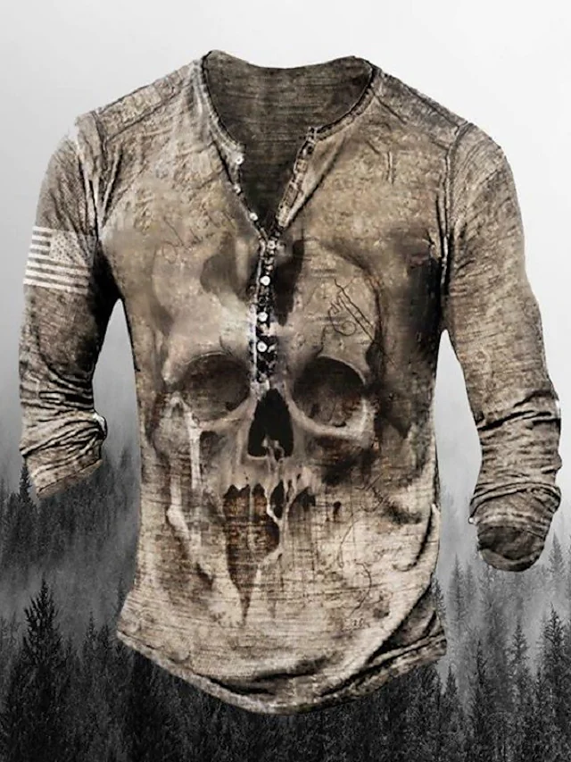 Skull Printed Men T-Shirt - Imagicaa Merchandise Store