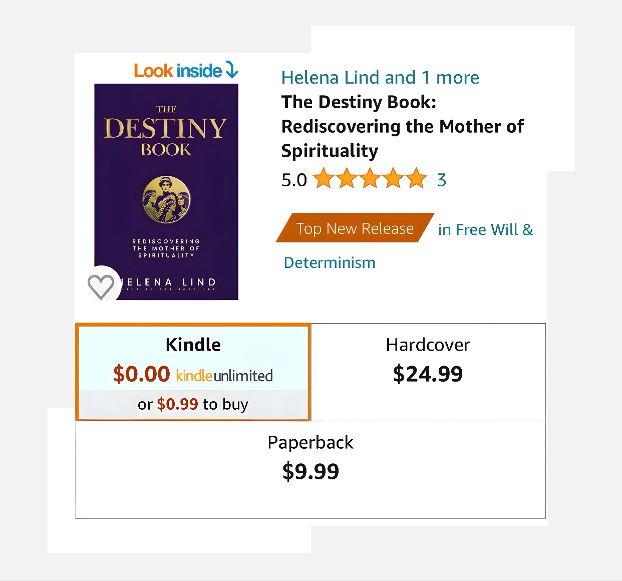 The Destiny Book is live on most global platforms