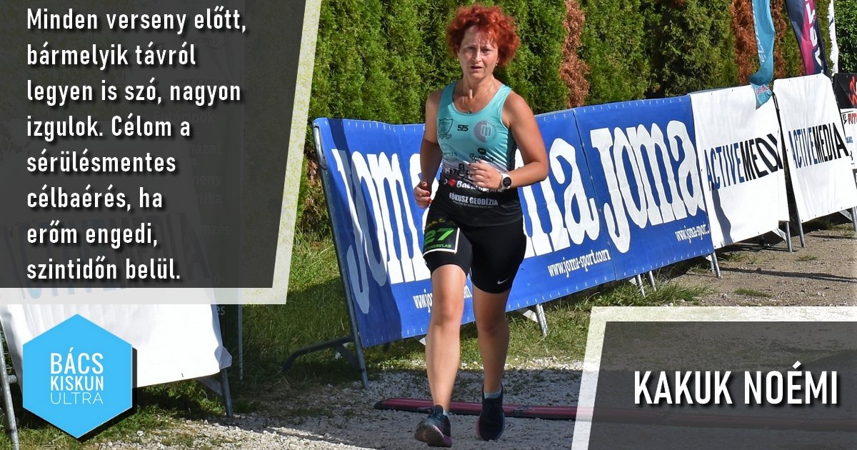 Kakuk Noémi: félmaraton, helyett 50 kilométer