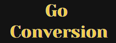 GO Conversion Service