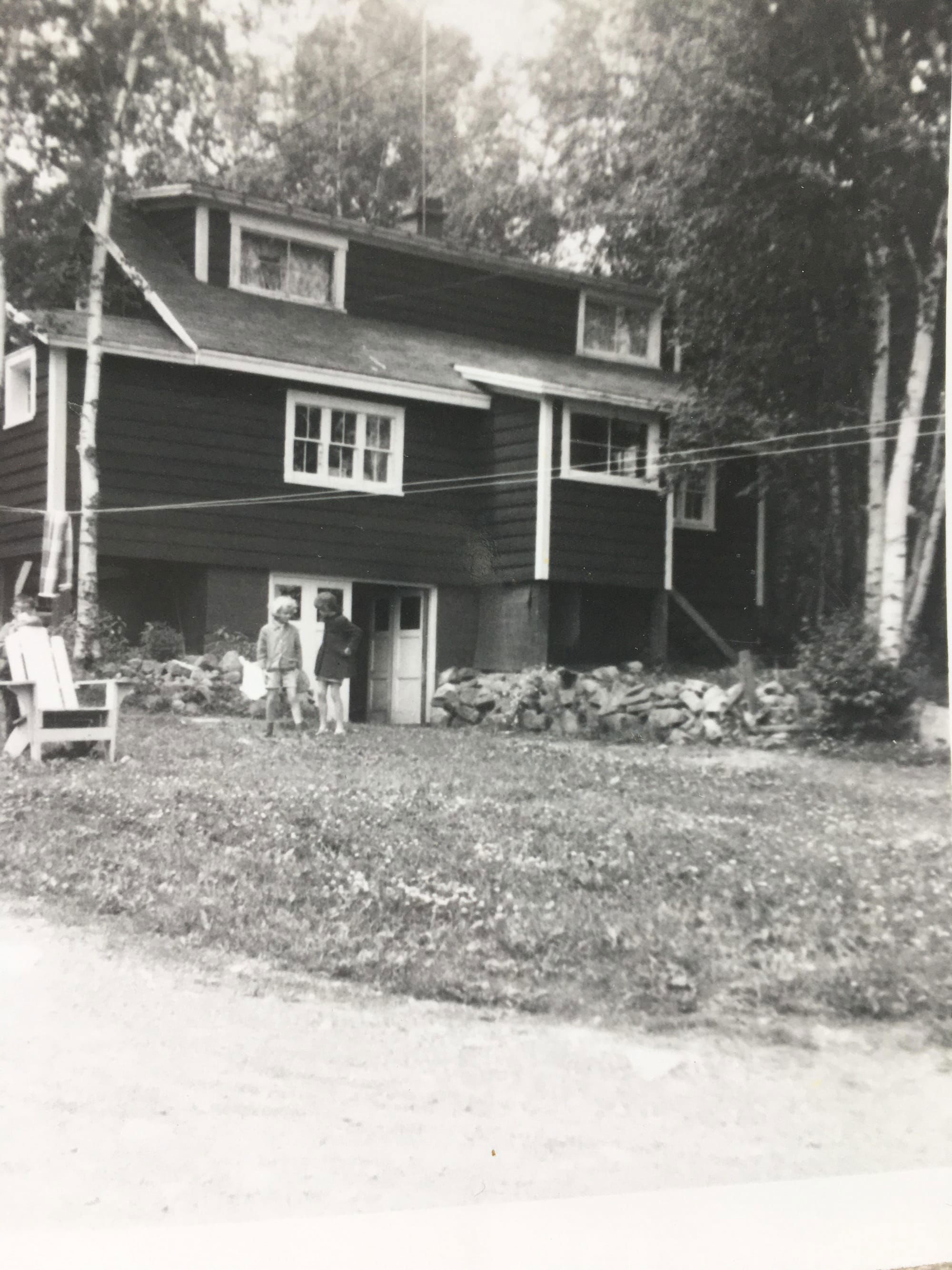 Zoë's house on the bluff, 1957