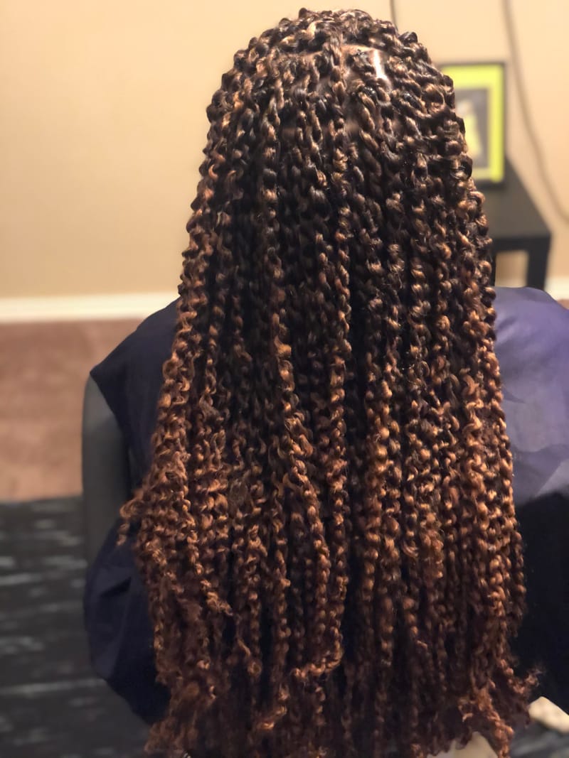 Medium Passion Twists - Braids by G