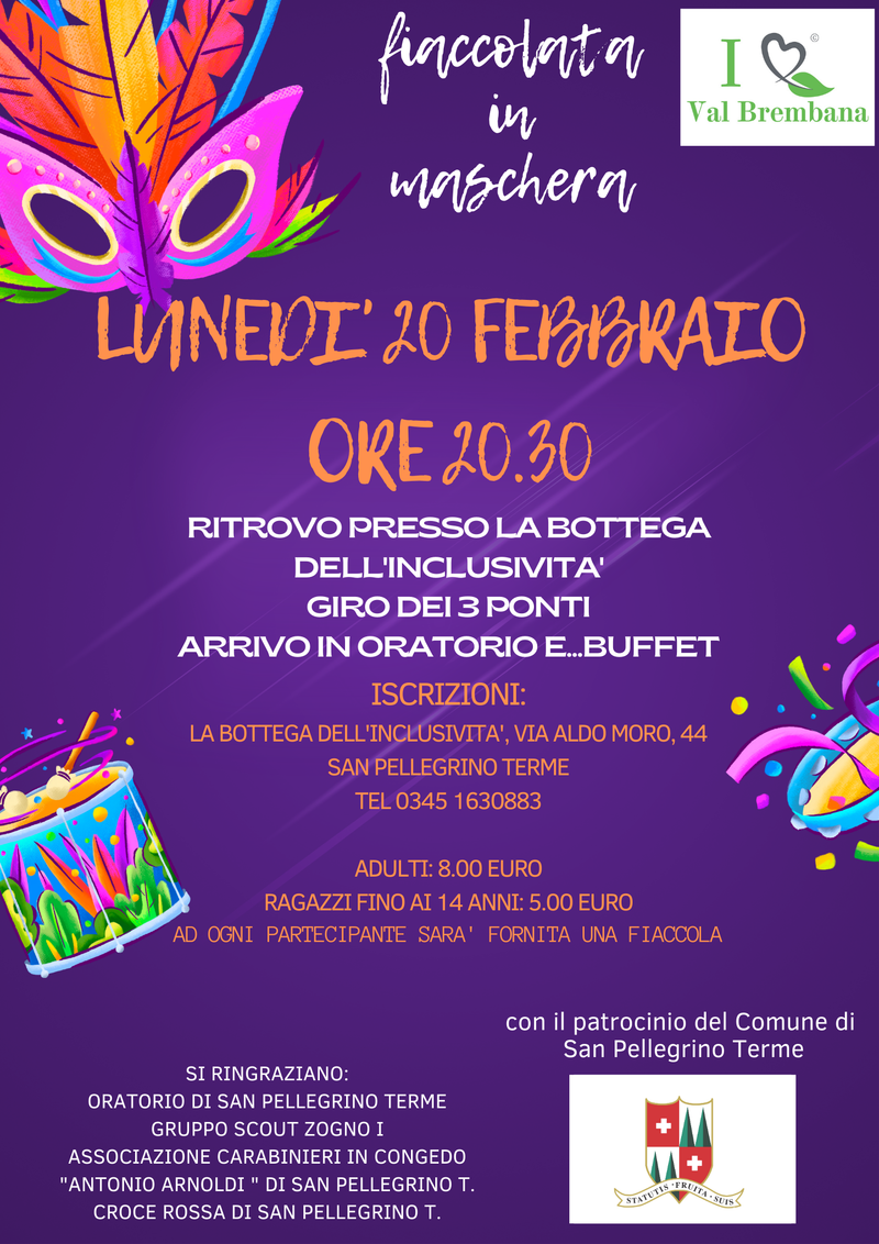 fiaccolata di carnevale