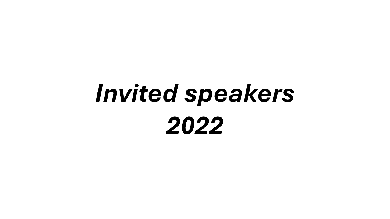 Invited speakers