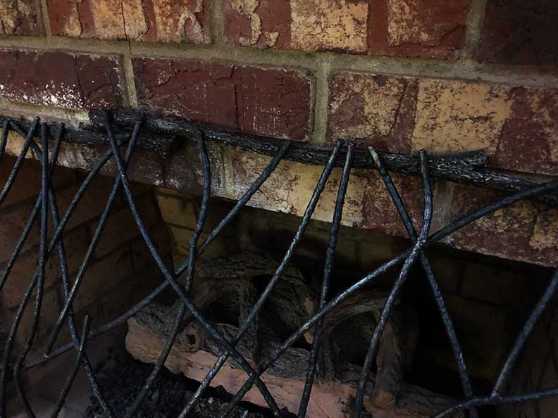 Standalone Fireplace Screen K. Townsend Creations