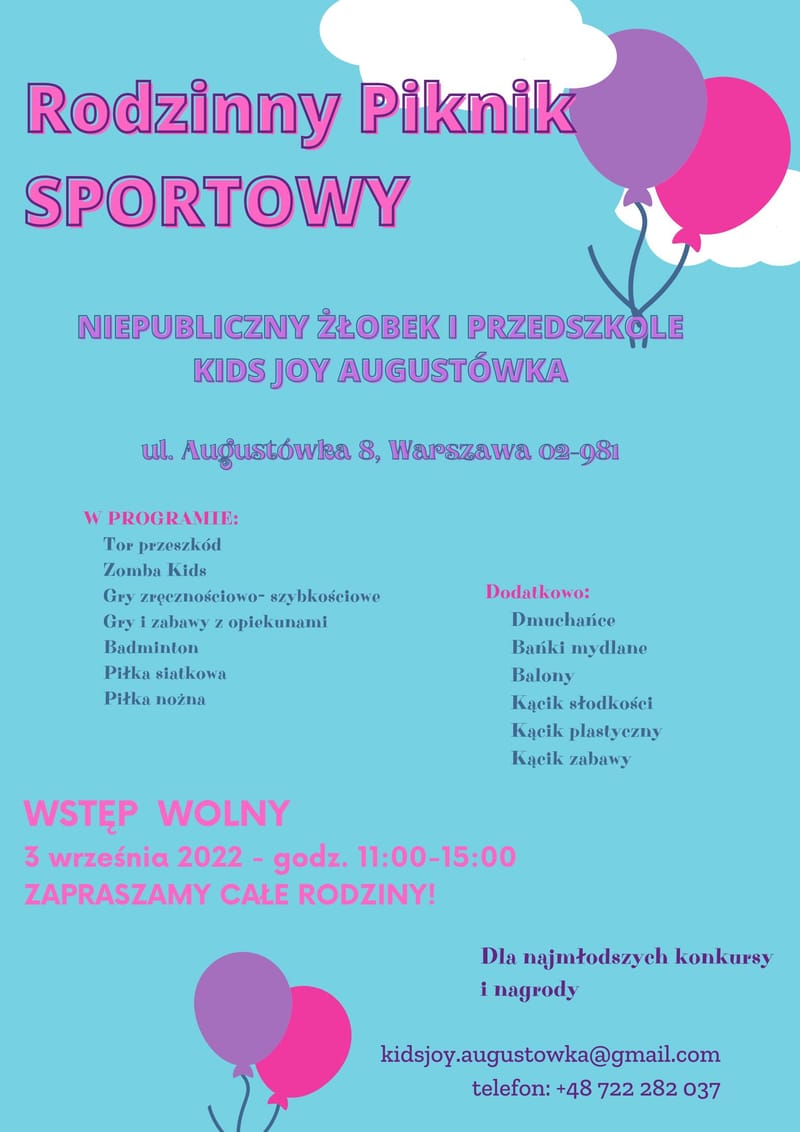 Rodzinny Piknik SPORTOWY