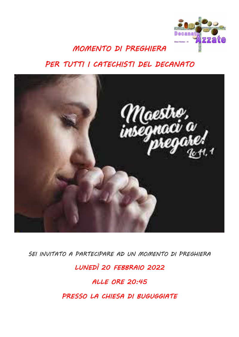 maestro insegnaci a pregare