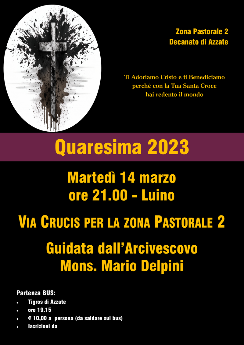Via Crucis zona Pastorale 2