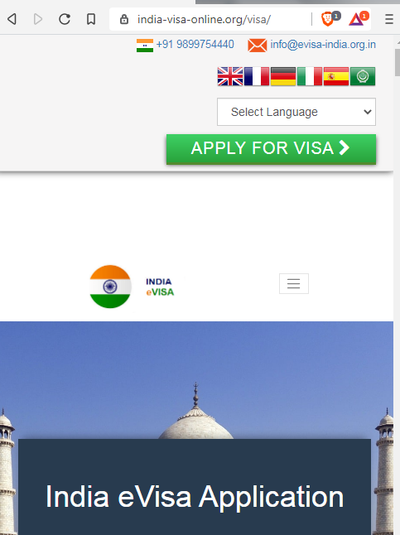 INDIAN VISA Application OFFICE ONLINE OFFICIAL IMM