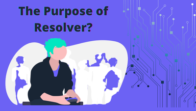 What is the purpose of resolver? image